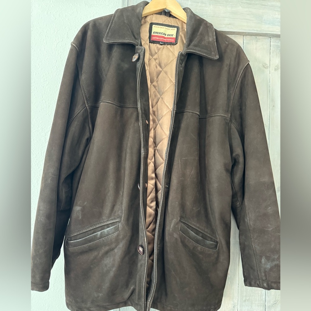 Vintage 90’s leather suede jacket